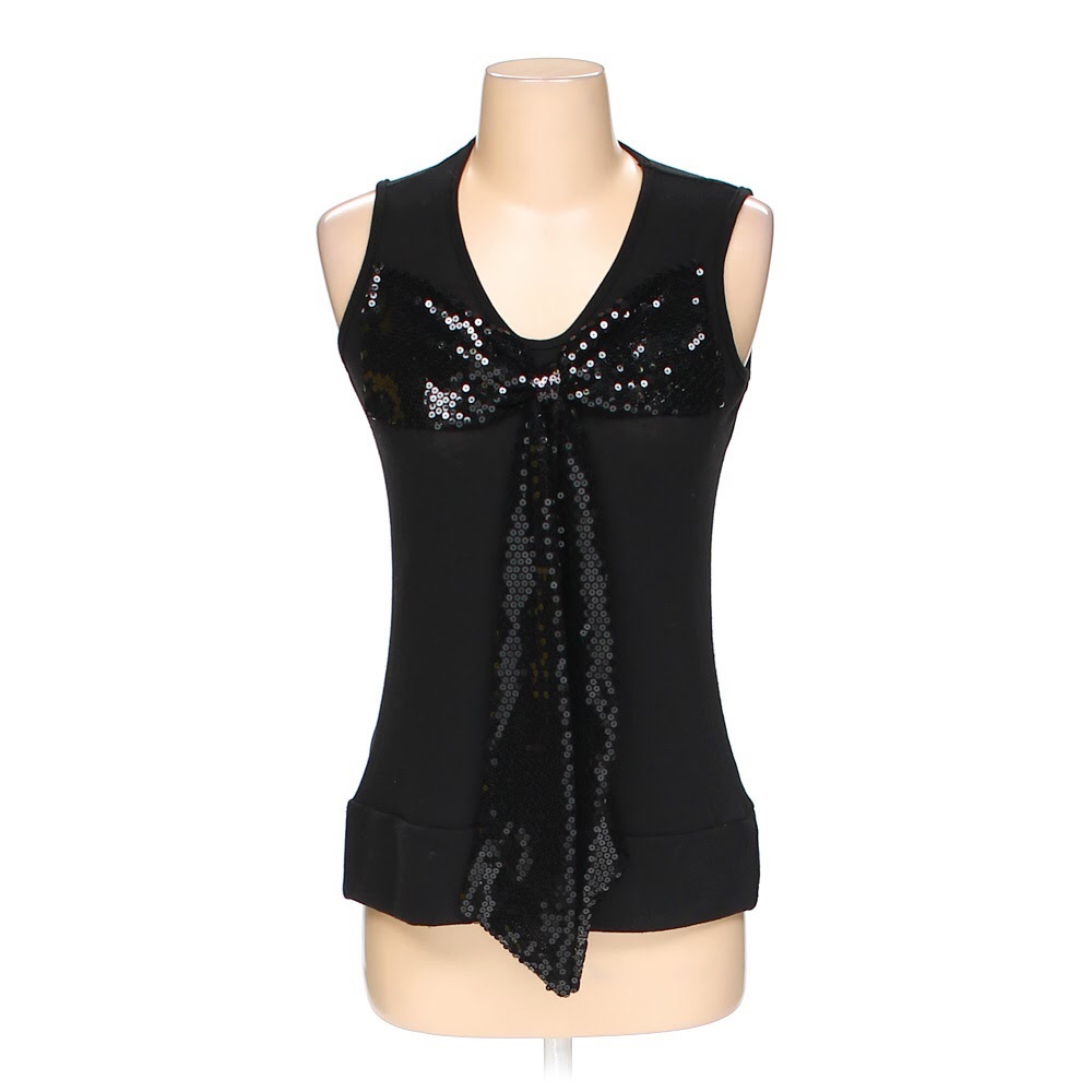 ❤️❤️Sequin Black Top, Sz S❤️❤️